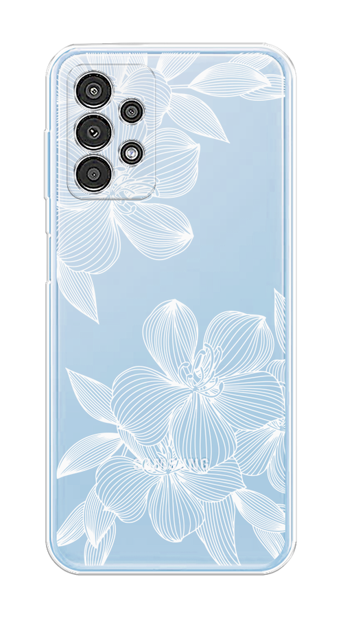 

Чехол на Samsung Galaxy A13 4G "Крокус", Белый;прозрачный, 2104850-1