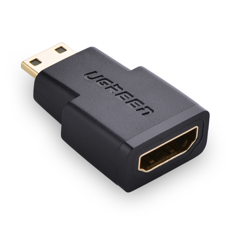 Адаптер uGreen mini HDMI - HDMI вилка-розетка м (20101_)