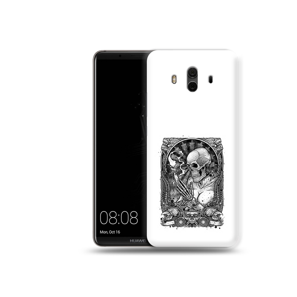 

Чехол MyPads Tocco для Huawei Mate 10 девушка скелет (PT88364.53.316), Прозрачный, Tocco