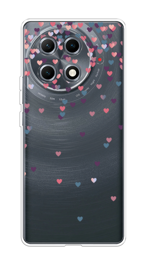 

Чехол на Tecno Camon 30S Pro Посыпка сердечки, Розовый;фиолетовый, 309550-1