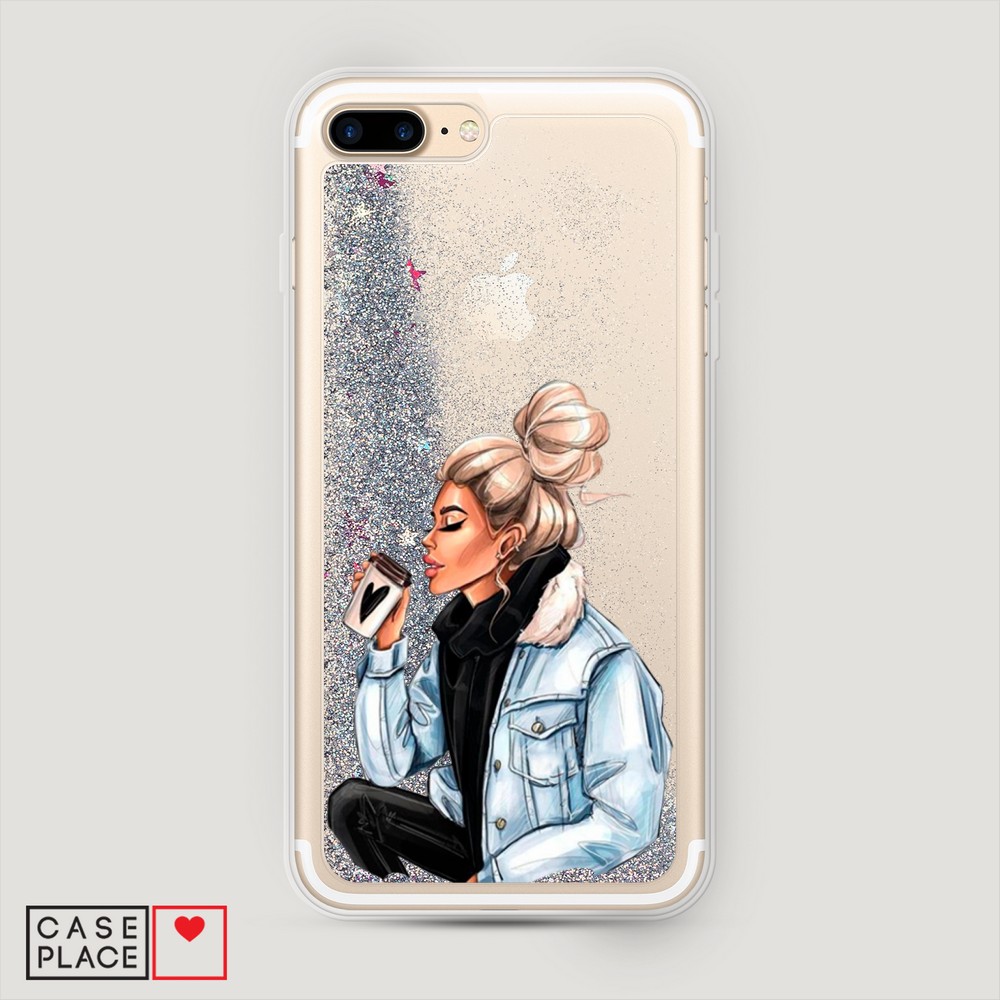 

Чехол Awog на Apple iPhone 8 Plus / Айфон 8 Plus "Cute girl", Разноцветный, 10991-1