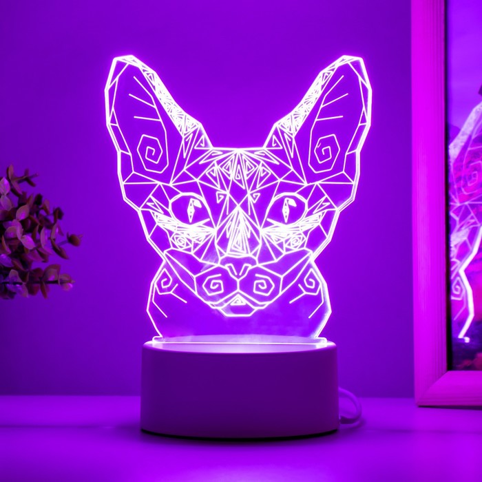

Светильник Сфинкс LED белый 11х9.5х13 см