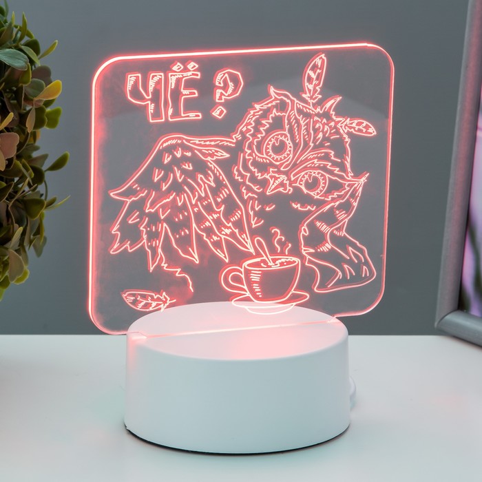 

Светильник Филин LED белый 16х9.5х16 см