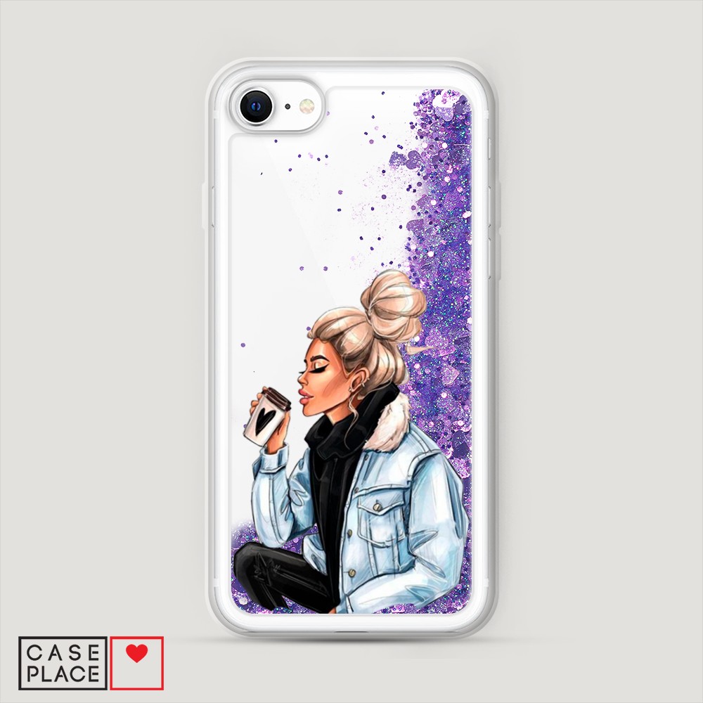 

Чехол Awog на Apple iPhone SE 2022 / Айфон SE 2022 "Cute girl", Разноцветный, 14892-1