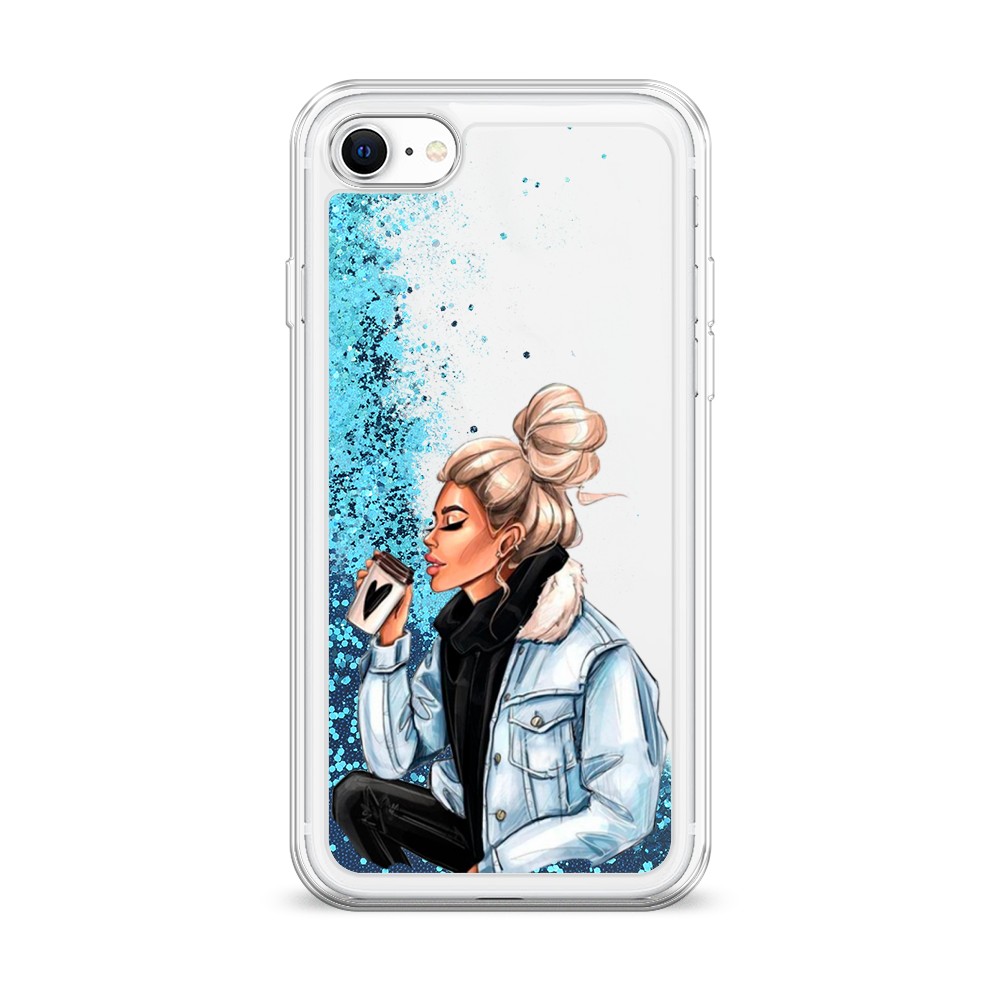 

Чехол Awog на Apple iPhone SE 2022 / Айфон SE 2022 "Cute girl", Разноцветный, 14893-1