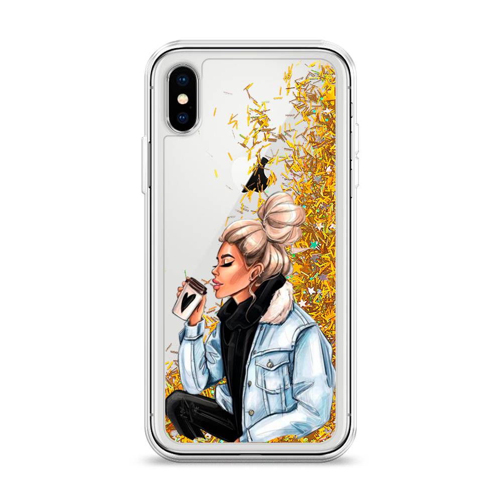 

Чехол Awog на Apple iPhone X (10) / Айфон X (10) "Cute girl", 11090-1