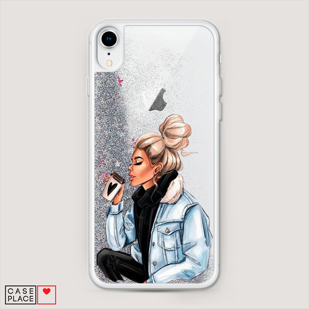 

Чехол Awog на Apple iPhone XR (10R) / Айфон XR (10R) "Cute girl", Разноцветный, 12091-1