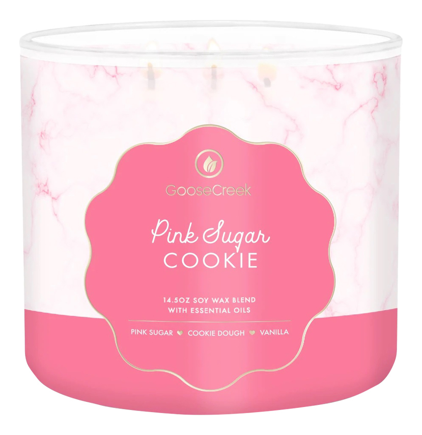 

Ароматическая свеча Goose Creek Pink Sugar Cookie Розовое cахарное печенье 411г, 408712