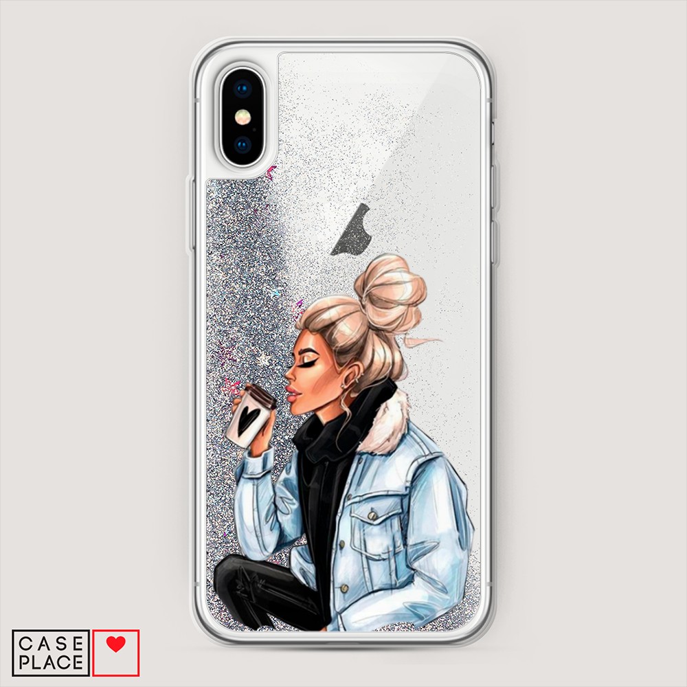 

Чехол Awog на Apple iPhone XS Max (10S Max) / Айфон XS Max (10S Max) "Cute girl", Разноцветный, 11991-1