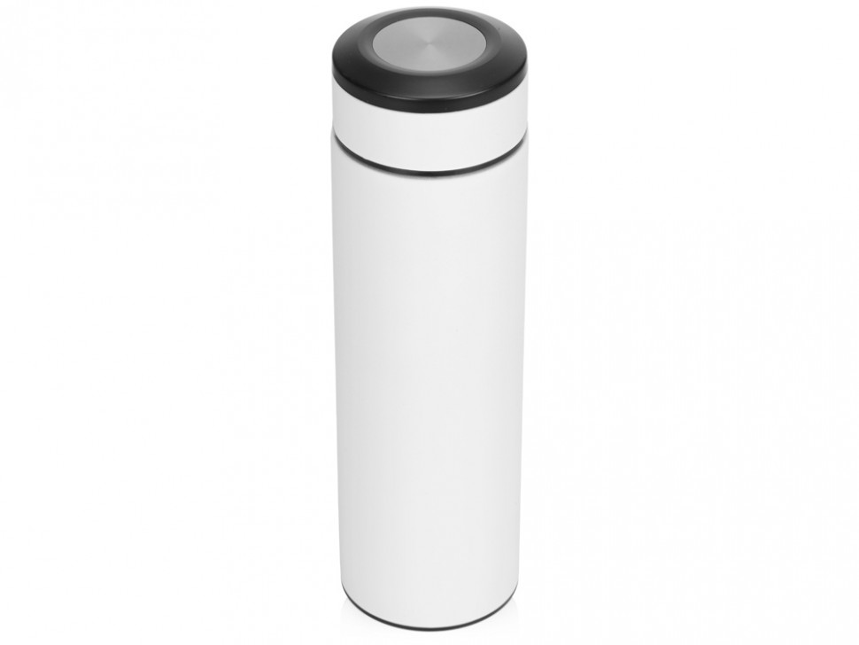 Термос Confident с покрытием soft-touch 420 мл, белый