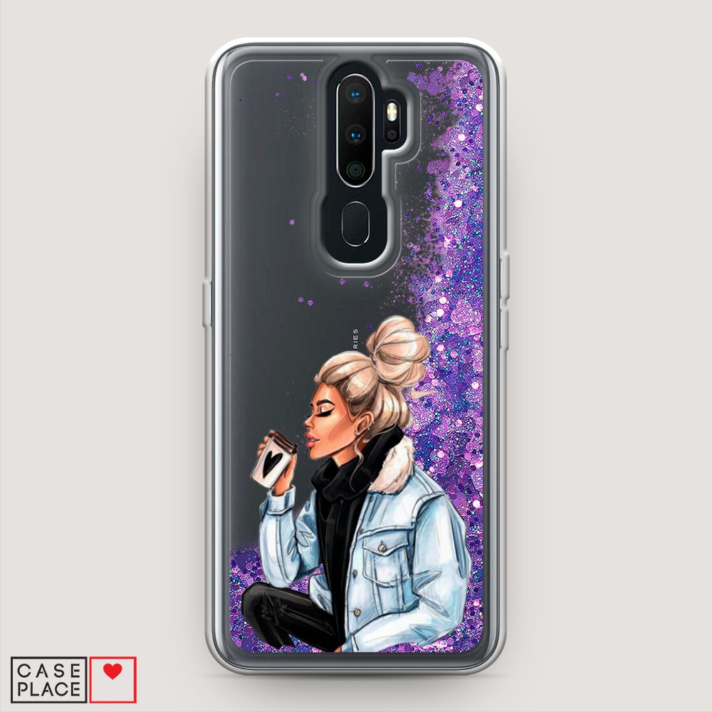 

Чехол Awog на Oppo A5/A9 2020 "Cute girl", Разноцветный, 251392-1