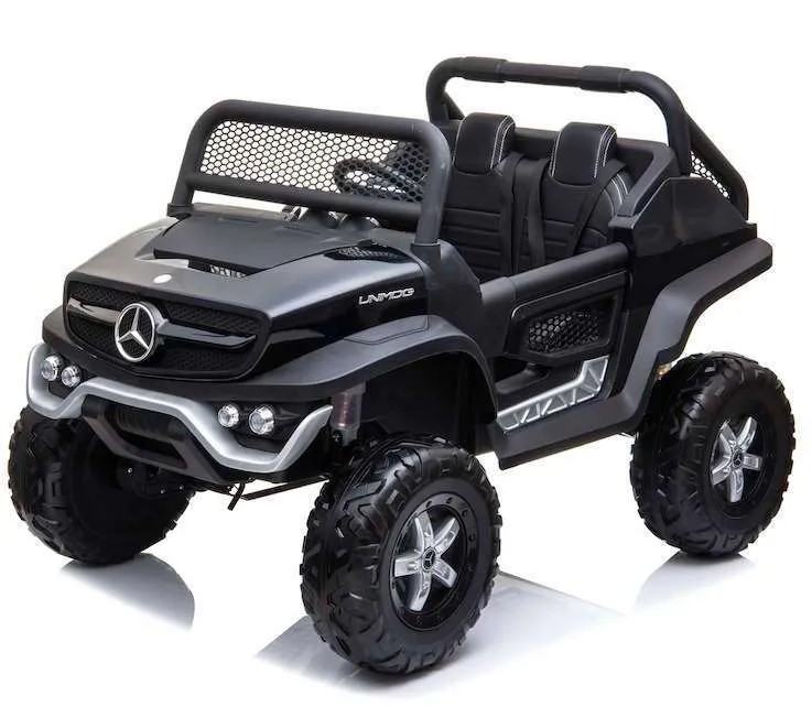 

Детский электромобиль NOVAKIDS Mercedes-Benz Unimog, двухместный, 4WD, черный глянец, NKUNIMOG