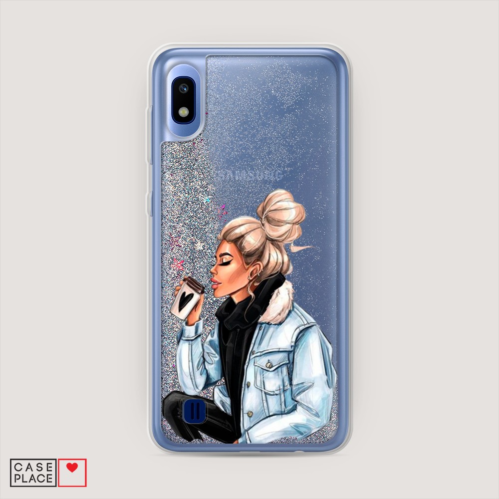 

Чехол Awog на Samsung Galaxy A10 "Cute girl", Разноцветный, 27991-1