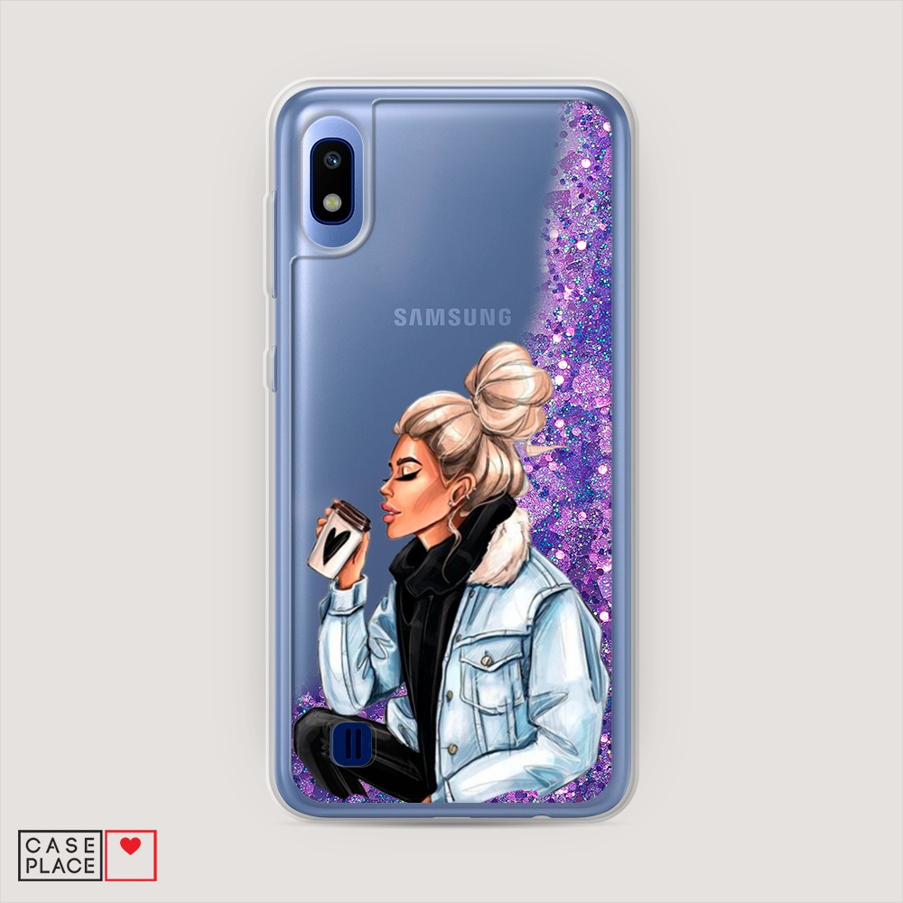 

Чехол Awog на Samsung Galaxy A10 "Cute girl", Разноцветный, 27992-1