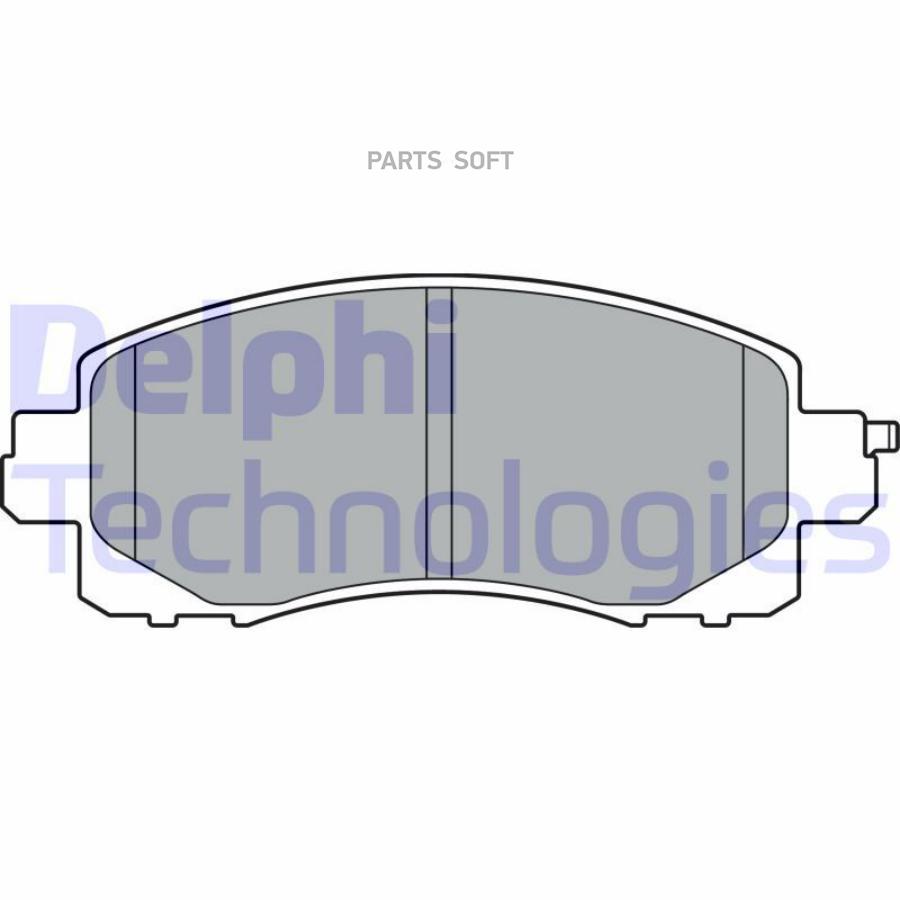 

Колодки Торм Диск К-Т Subaru Xv 1.6i 2017- Delphi lp3411