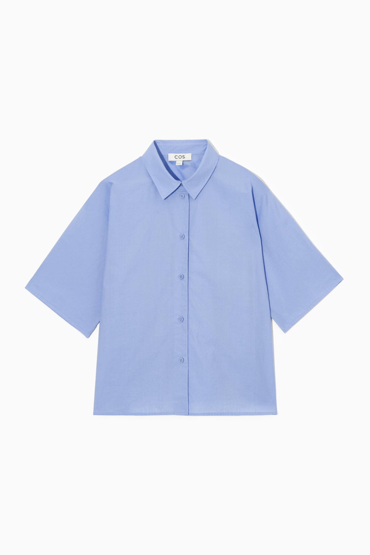 Рубашка женская COS 1163838002 голубая 34 (доставка из-за рубежа)