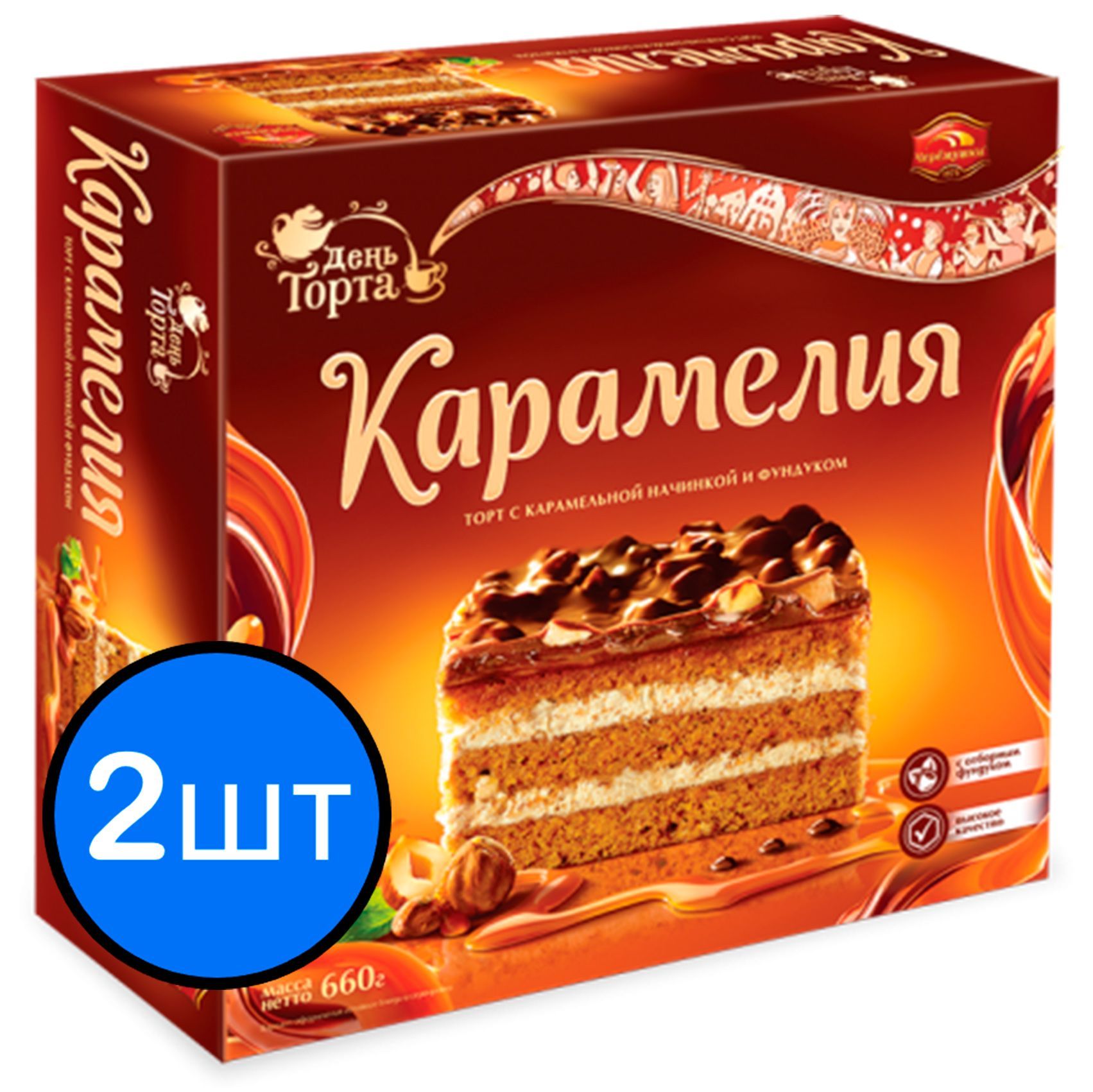 

Торт "Карамелия" 660г х 2шт