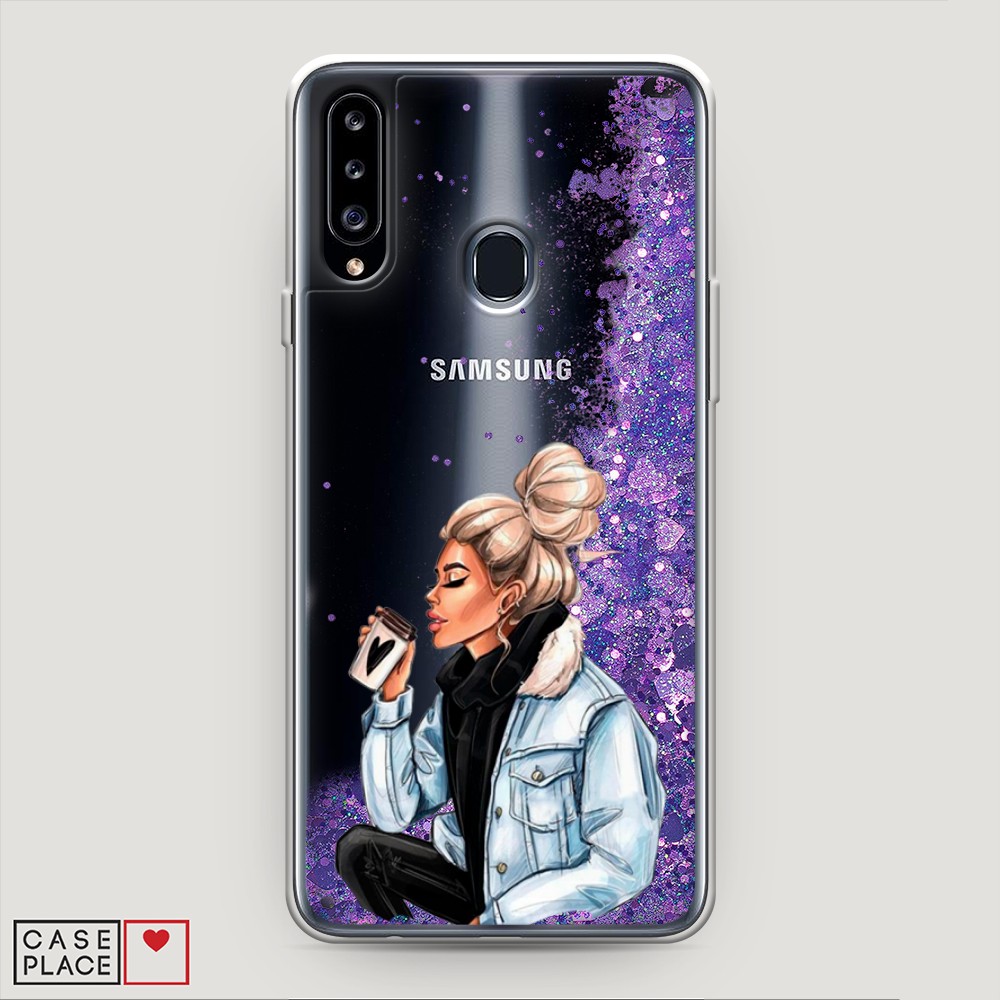 

Чехол Awog на Samsung Galaxy A20s / Самсунг A20s "Cute girl", Разноцветный, 2100892-1