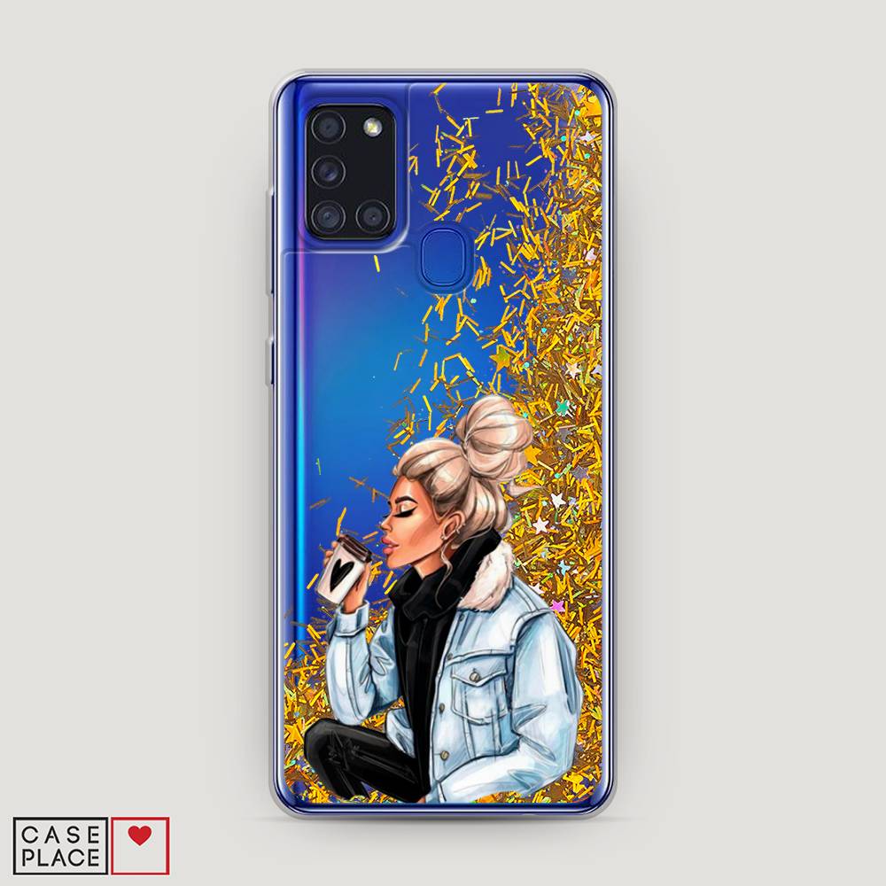 

Чехол Awog на Samsung Galaxy A21s / Самсунг A21s "Cute girl", Разноцветный, 2100290-1