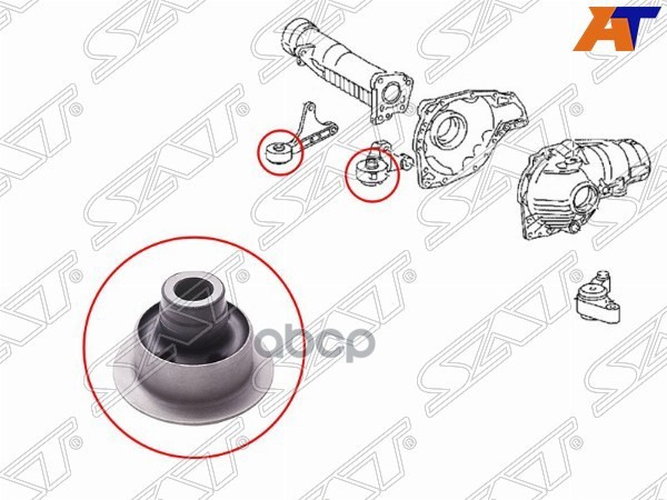 

Сайлентблок Правой Опоры Дифференциала Toyota Land Cruiser 200/Lexus Lx570/460 07-