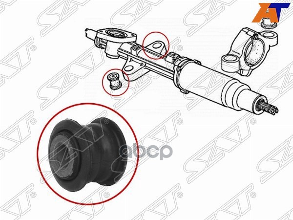 

Сайлентблок Рулевой Рейки Honda Accord/Torneo 97-02 Sat арт. ST-53685-S0A-003B