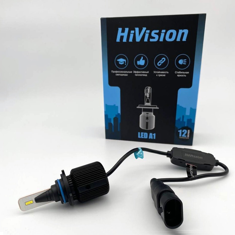 

Лампа светодиодная HiVision A1 H1 6000K, компл 2 шт, LED A1