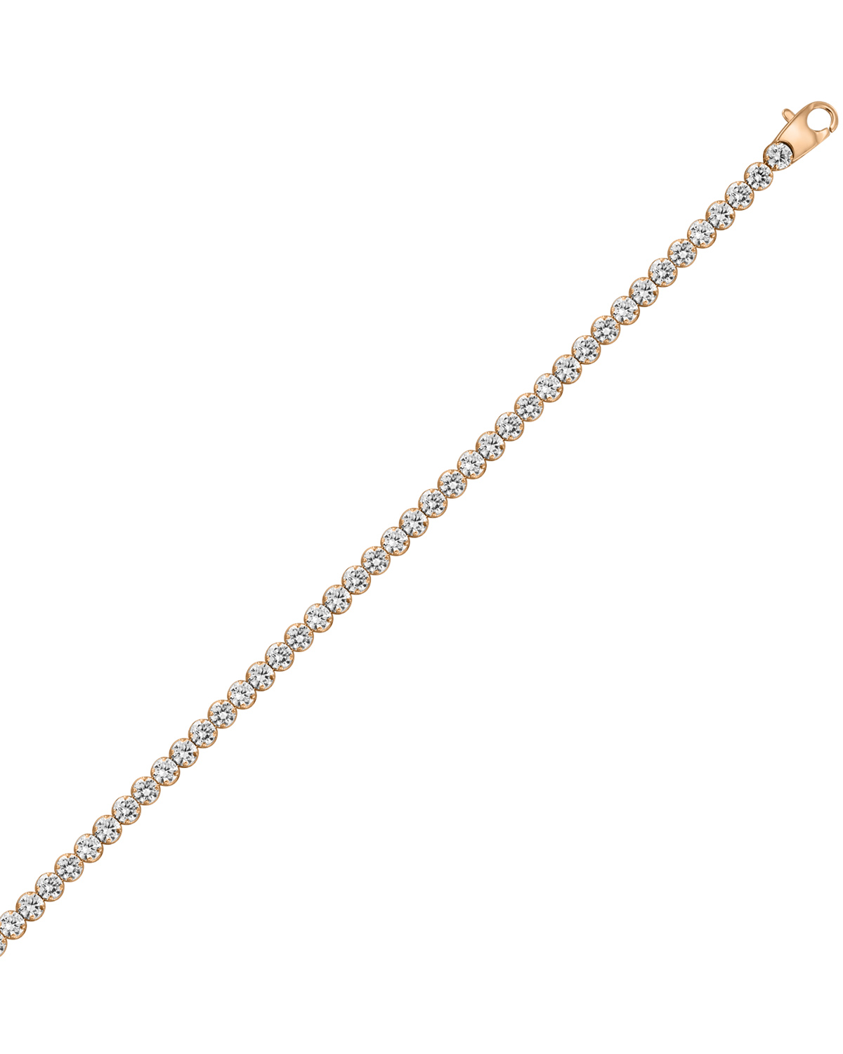 Браслет из красного золота р.18 MIUZ Diamonds B2001-0606078-Z фианит