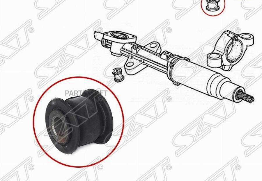 

SAT ST-53685-S0A-J00B Сайлентблок рулевой рейки HONDA ACCORD/TORNEO 97-02 1шт