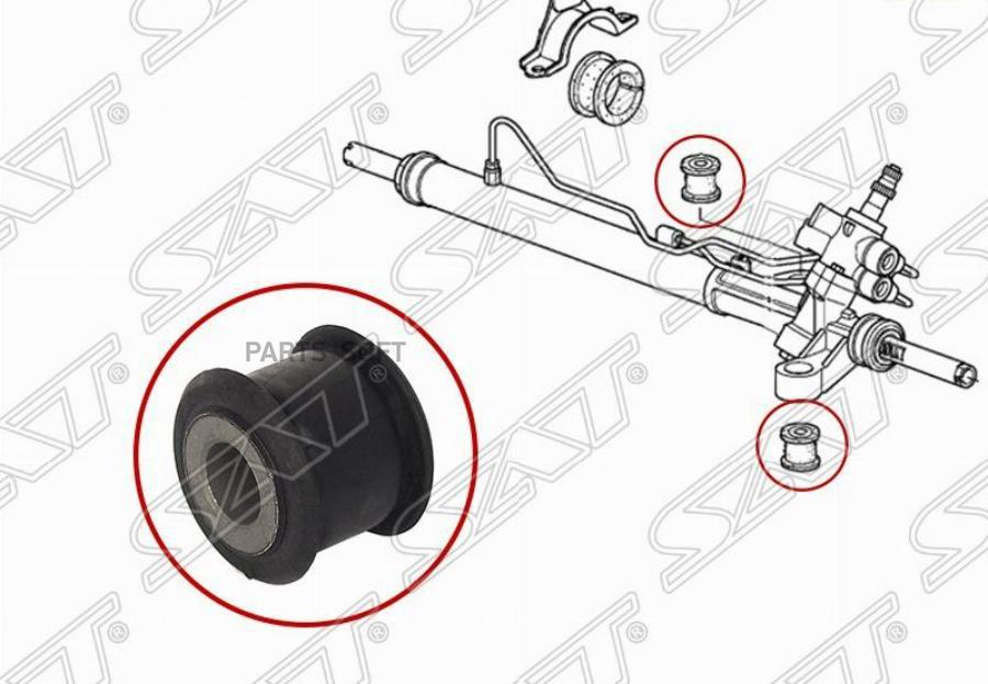 

Сайлентблок Рулевой Рейки Honda Accord 08-12/Crosstour 10- Sat арт. ST-53685-TA0-A01B