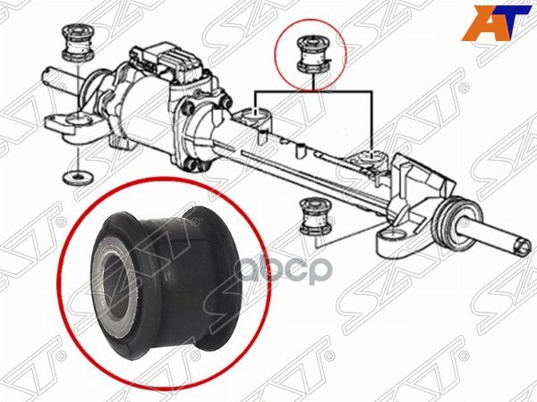 

Сайлентблок Рулевой Рейки Honda Accord 08-12 Sat арт. ST-53685-TL0-G21B