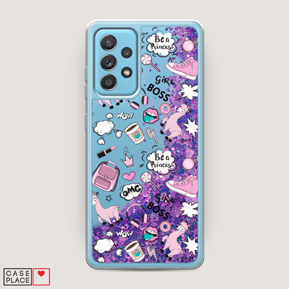 

Чехол Awog на Samsung Galaxy A52s / Самсунг A52s "Стильная лама", Разноцветный, 2106592-1