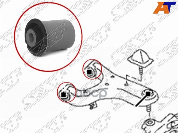 

Sat St-54560-1Lb0A Сайлентблок Переднего Нижнего Рычага Nissan Patrol 10-/Infinity Qx 80/Q
