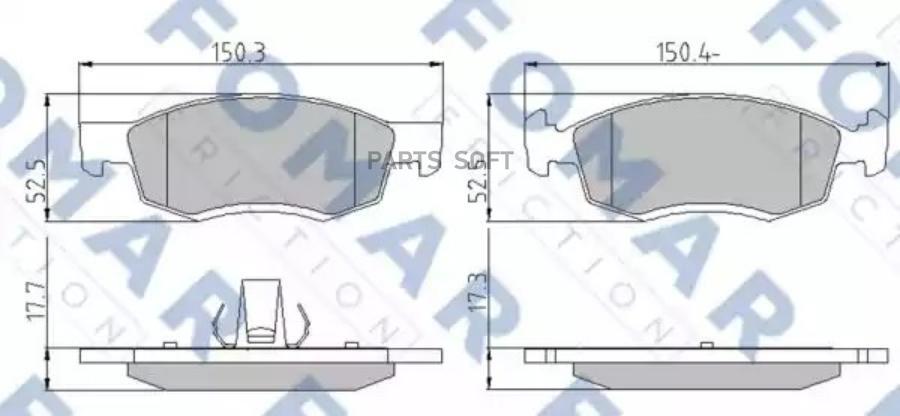 

Тормозные колодки FOMAR-FRICTION fo873681