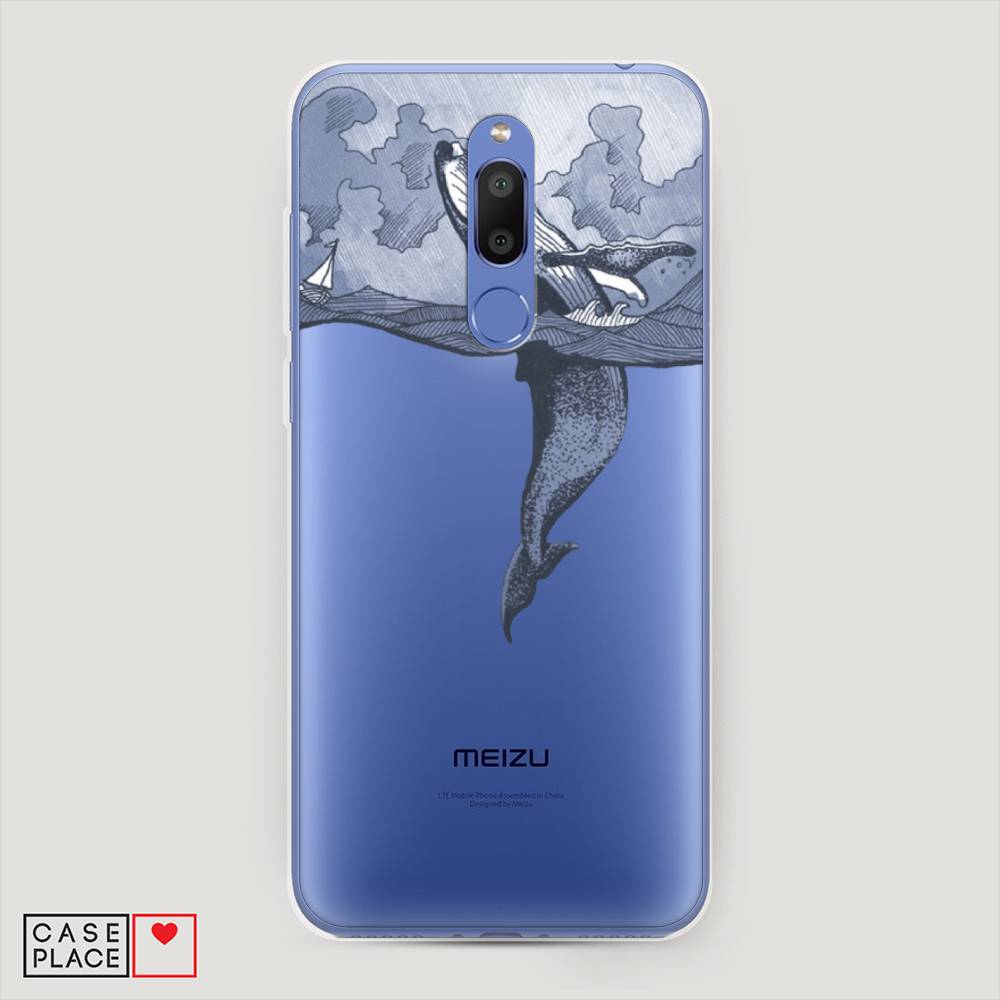 

Чехол Awog на Meizu M6T "Два измерения", Голубой;черный;прозрачный, 72850-7