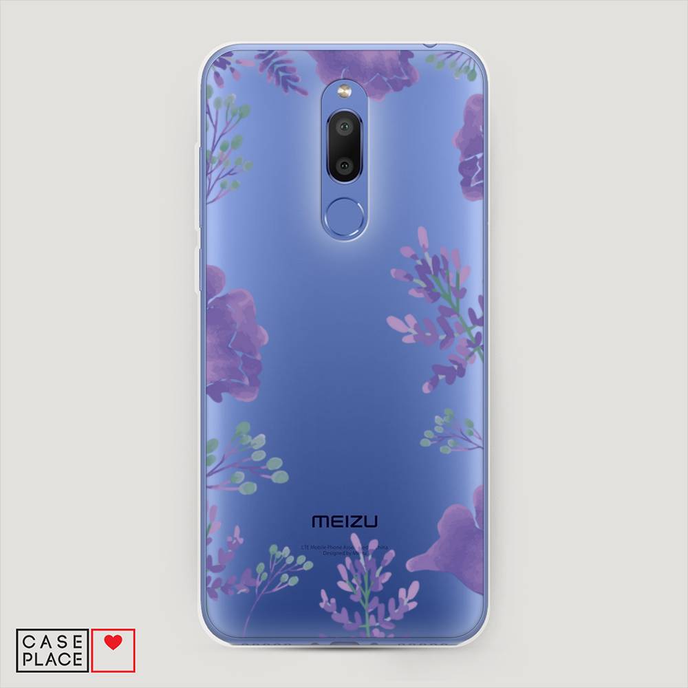 

Чехол Awog на Meizu M6T "Сиреневая цветочная рамка", Прозрачный;фиолетовый, 72850-8