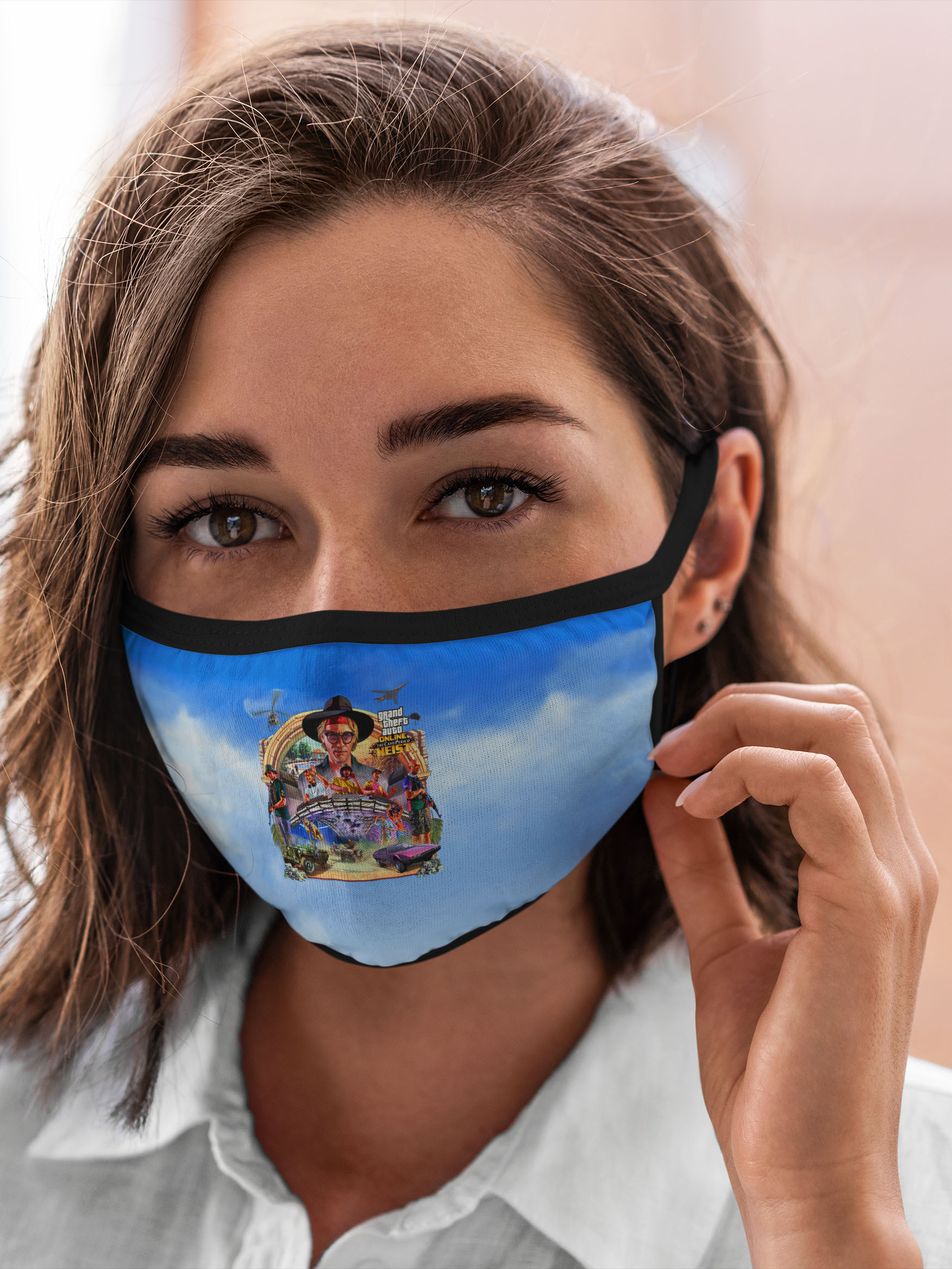 

Многоразовая маска унисекс Burnettie Gta Gtao The Cayo Perico Heist, Разноцветный, Gta Gtao The Cayo Perico Heist