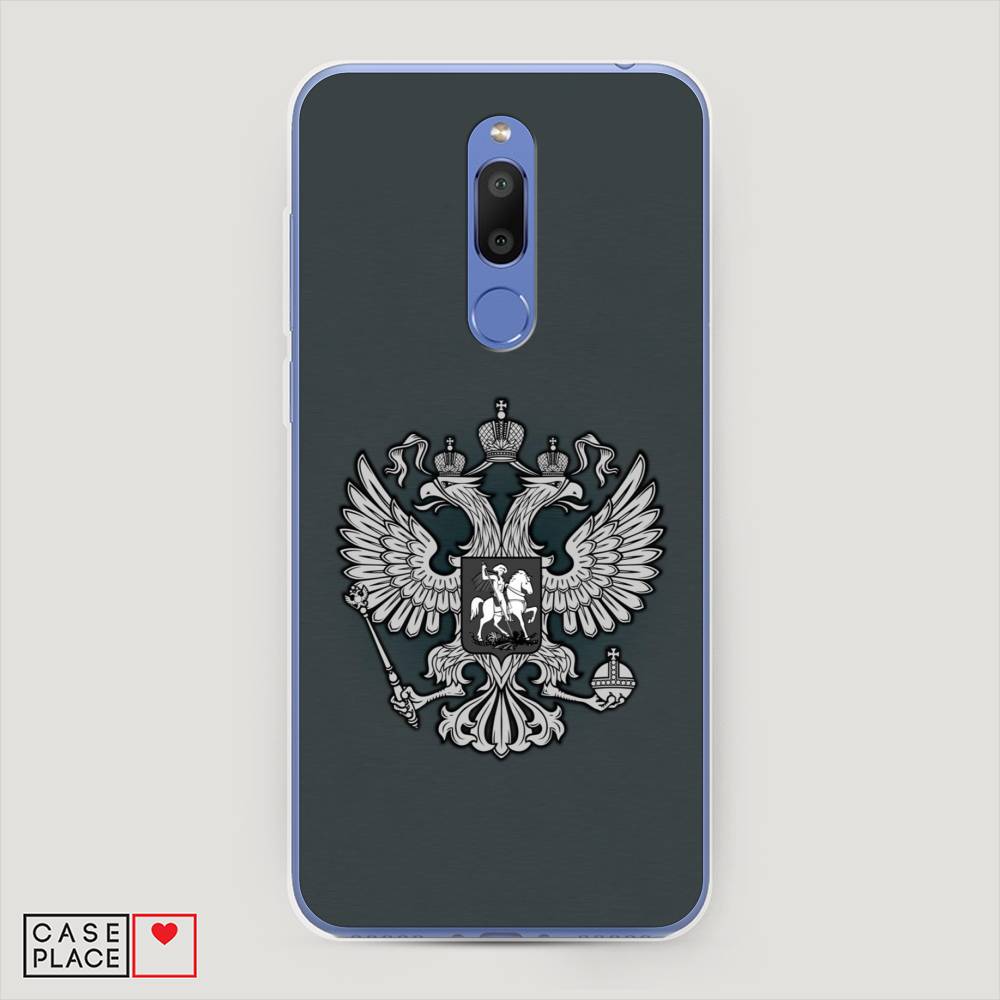 фото Чехол awog "герб россии серый" для meizu m6t