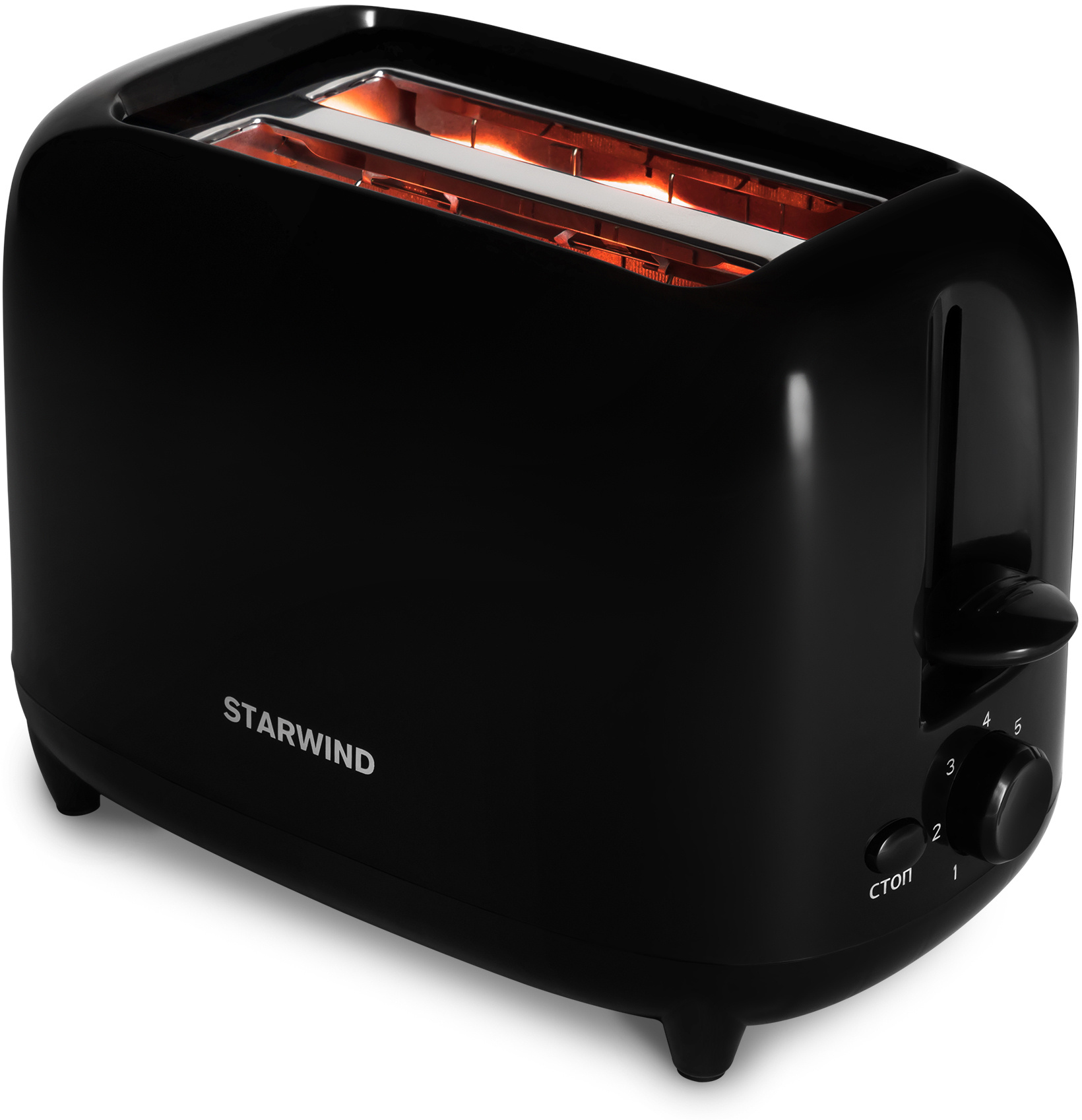 Тостер STARWIND ST7002 черный тостер starwind st7002 700вт черный