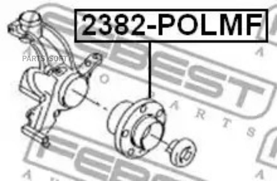 

Ступица Febest 2382POLMF
