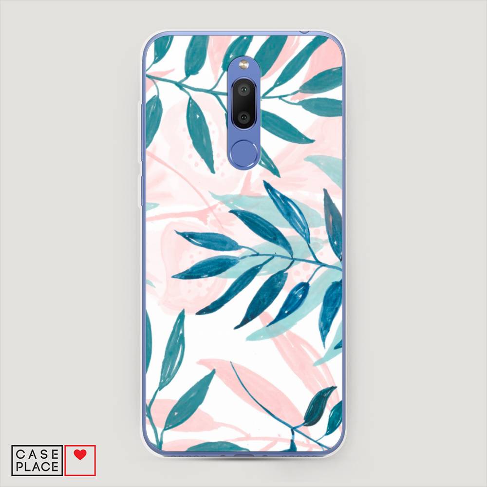 фото Чехол awog "акварельные веточки" для meizu m6t