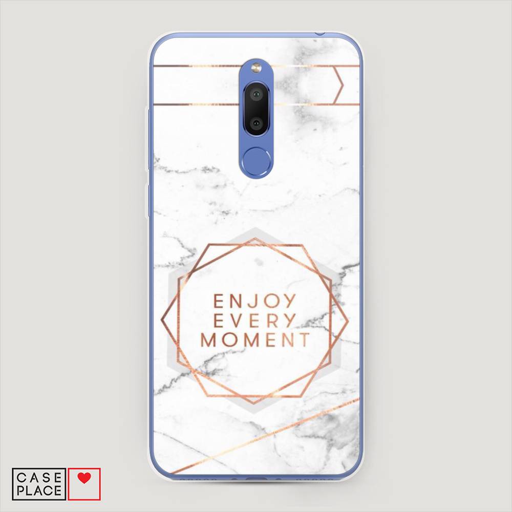 

Чехол Awog на Meizu M6T "Enjoy every moment мрамор", Белый;розовый;серый, 72850-7