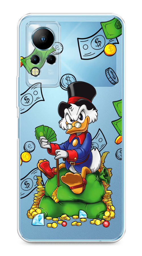 

Чехол на Infinix Note 11/12 G88 "Scrooge Richness", Черный;синий;зеленый, 3100450-1