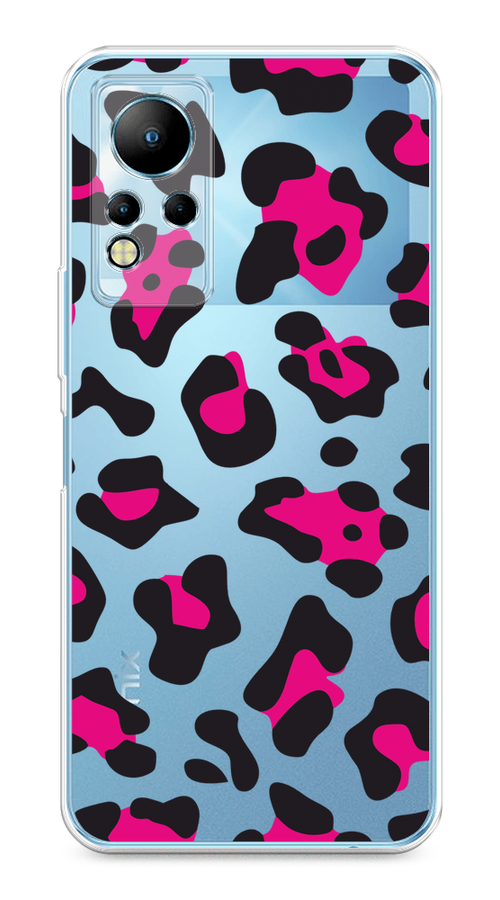 

Чехол на Infinix Note 11/12 G88 "Pink cow spots", Черный;розовый, 3100450-1