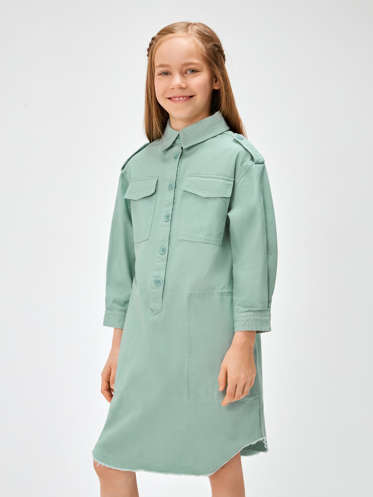 Платье детское Acoola 20240200107, зеленый, 164