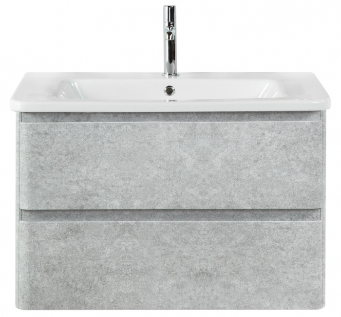 

Тумба с раковиной BelBagno Albano-CER 80 Cemento Verona Grigio, Серый, Albano