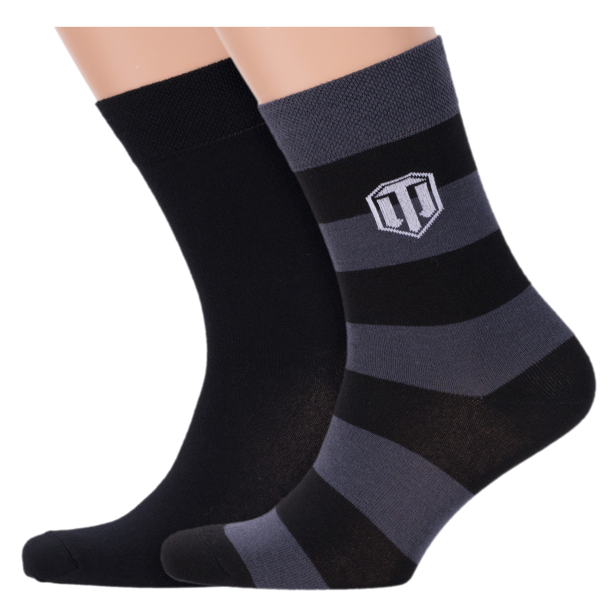 

Комплект носков мужских Брестский чулочный комбинат черных; серых; белых, 2-18С2131