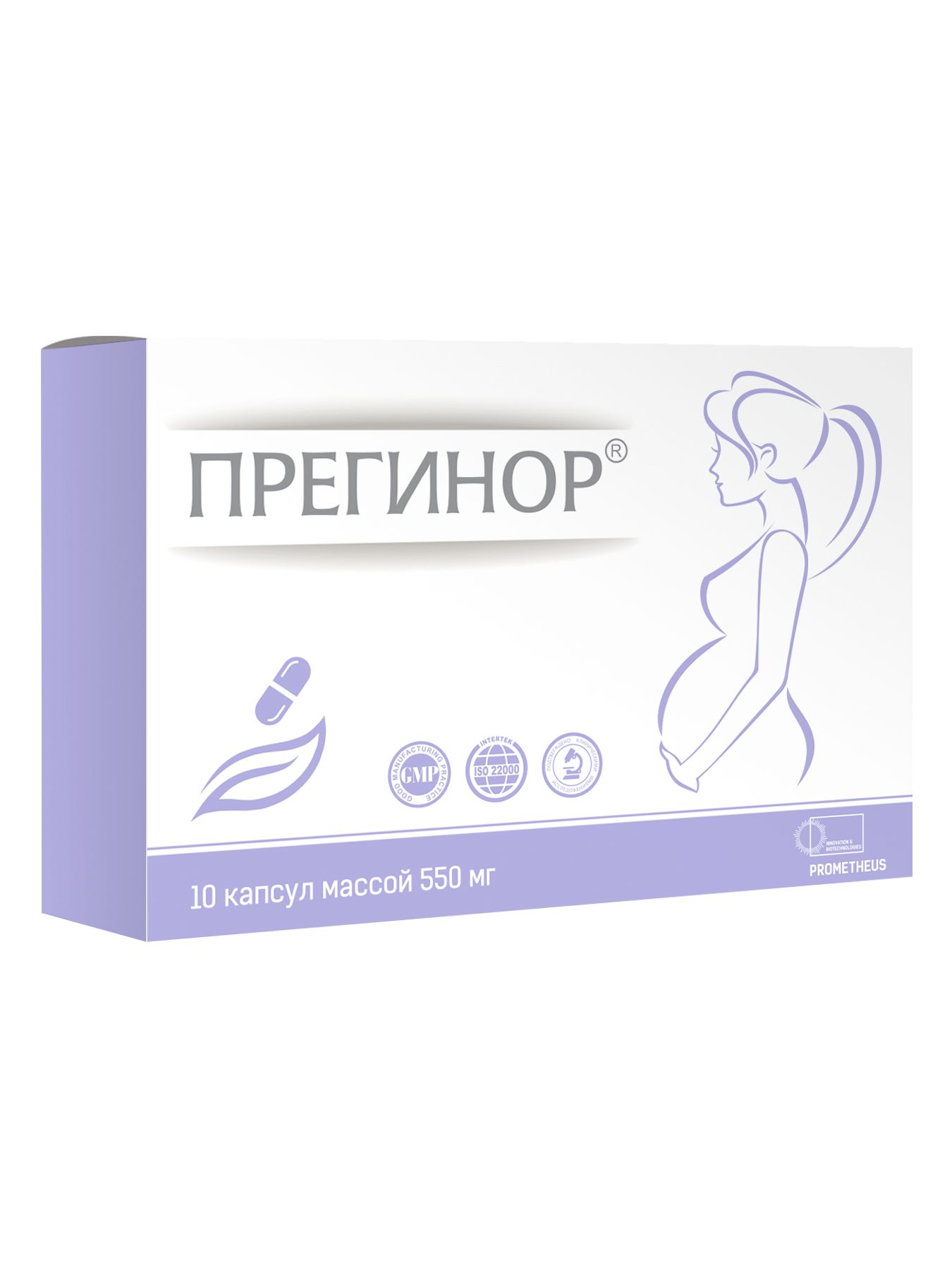 

Прегинор Art Life 550 мг капсулы 10 шт., Прегинор