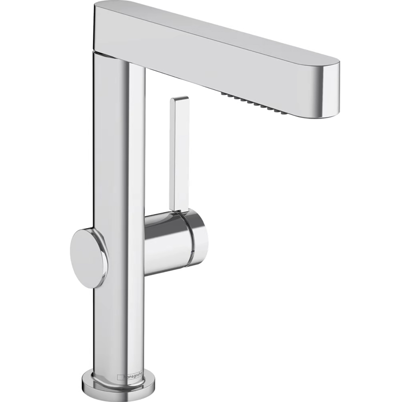 Смеситель для раковины Hansgrohe Finoris с вытяжным душем 2jet, Push-Open, хром (76063000)