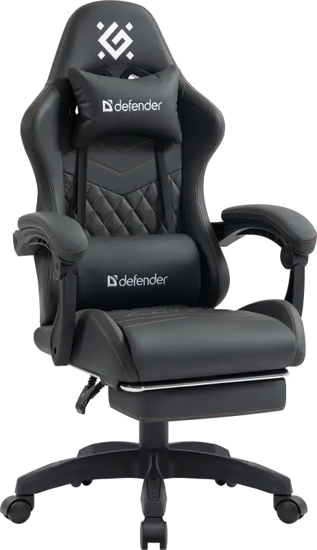 

Игровое кресло DEFENDER Bora, черный, 64024