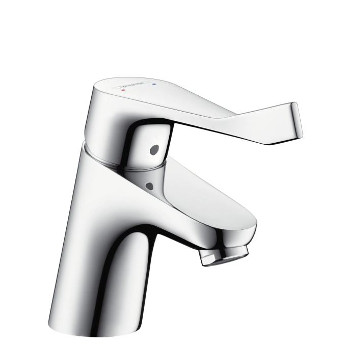 фото Hansgrohe 31910000 focus care смеситель для раковины 70, однорычажный, 1/2, длинный рычаг